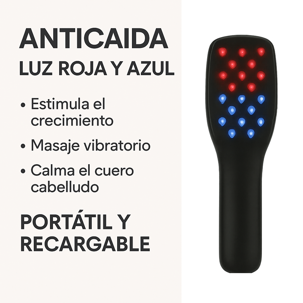 Cepillo LED Anticaída 3 en 1