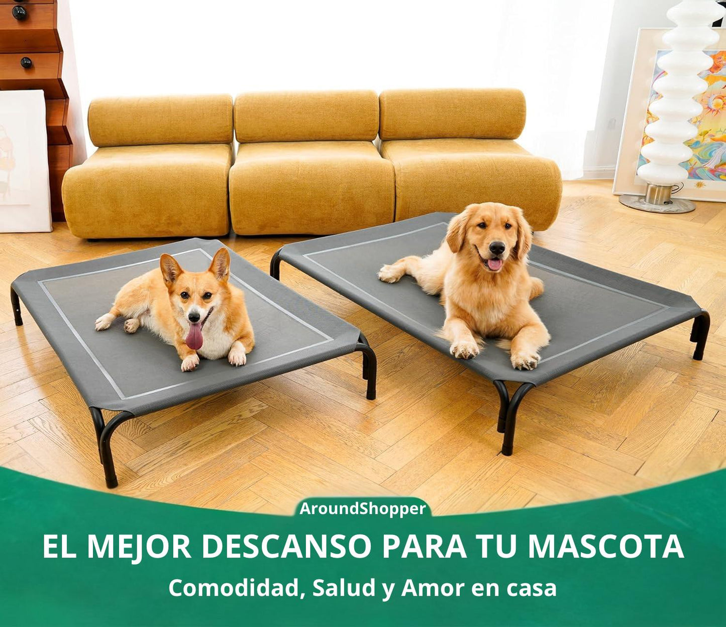 CAMA ELEVADA TRANSPIRABLE